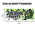 Iron - On Shirt Transfer - Jurassic Points