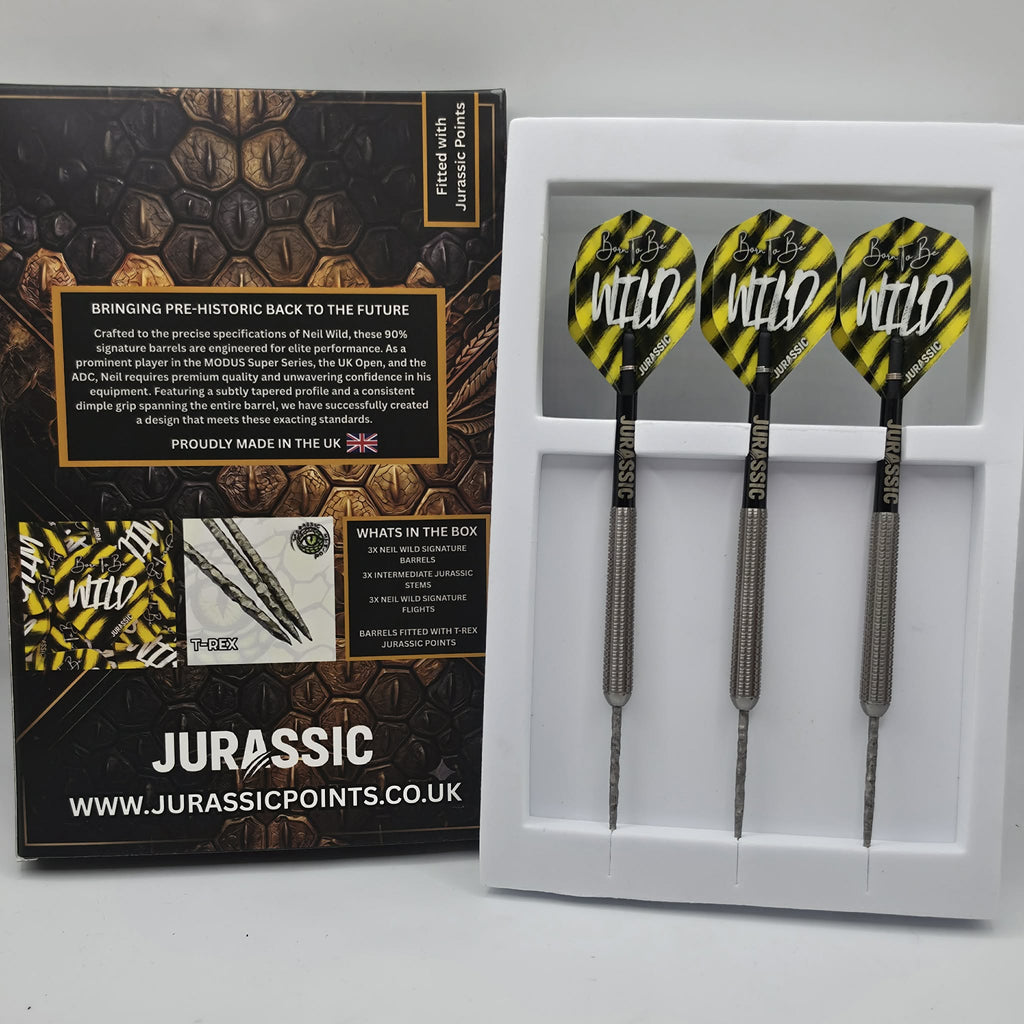 JURASSIC - NEIL WILD SIGNATURE PLAYING DARTS 25G - Jurassic Points