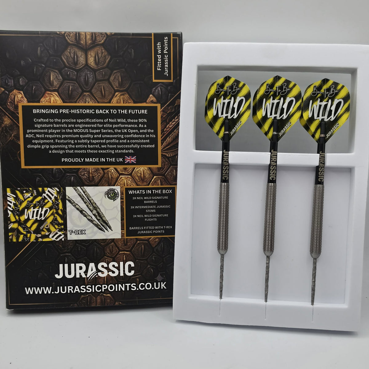 JURASSIC - NEIL WILD SIGNATURE PLAYING DARTS 25G - Jurassic Points