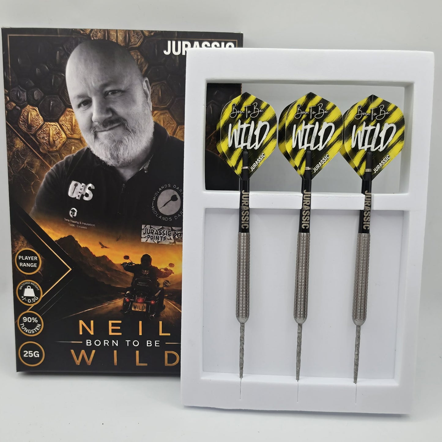 JURASSIC - NEIL WILD SIGNATURE PLAYING DARTS 25G - Jurassic Points