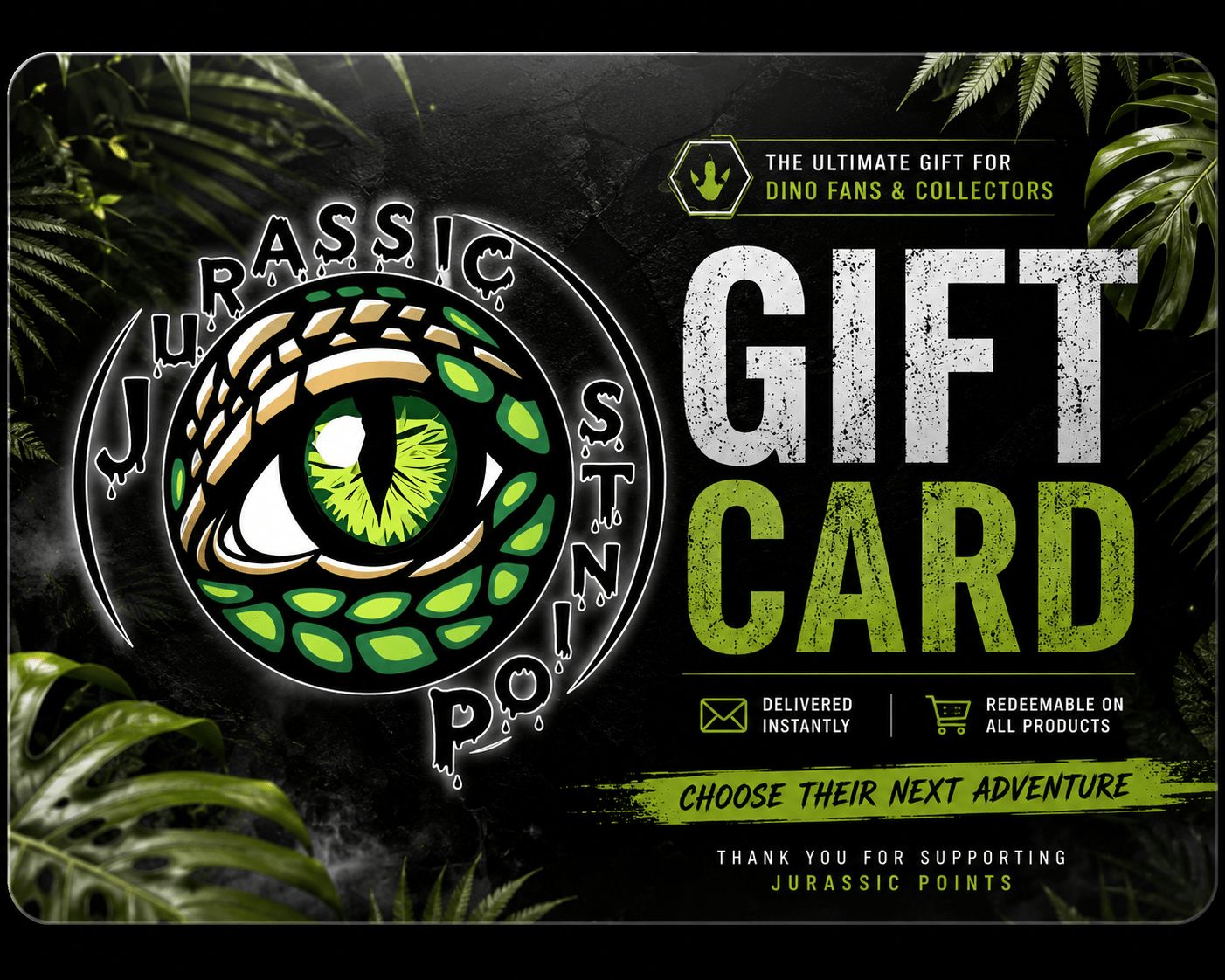 Jurassic Points Digital Gift Card - Jurassic Points