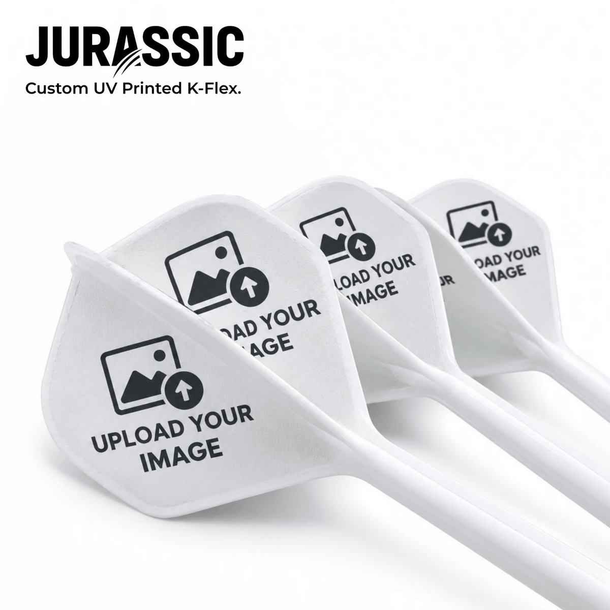 K-Flex Custom UV-Printed Flights — No2 or No6 - Jurassic Darts